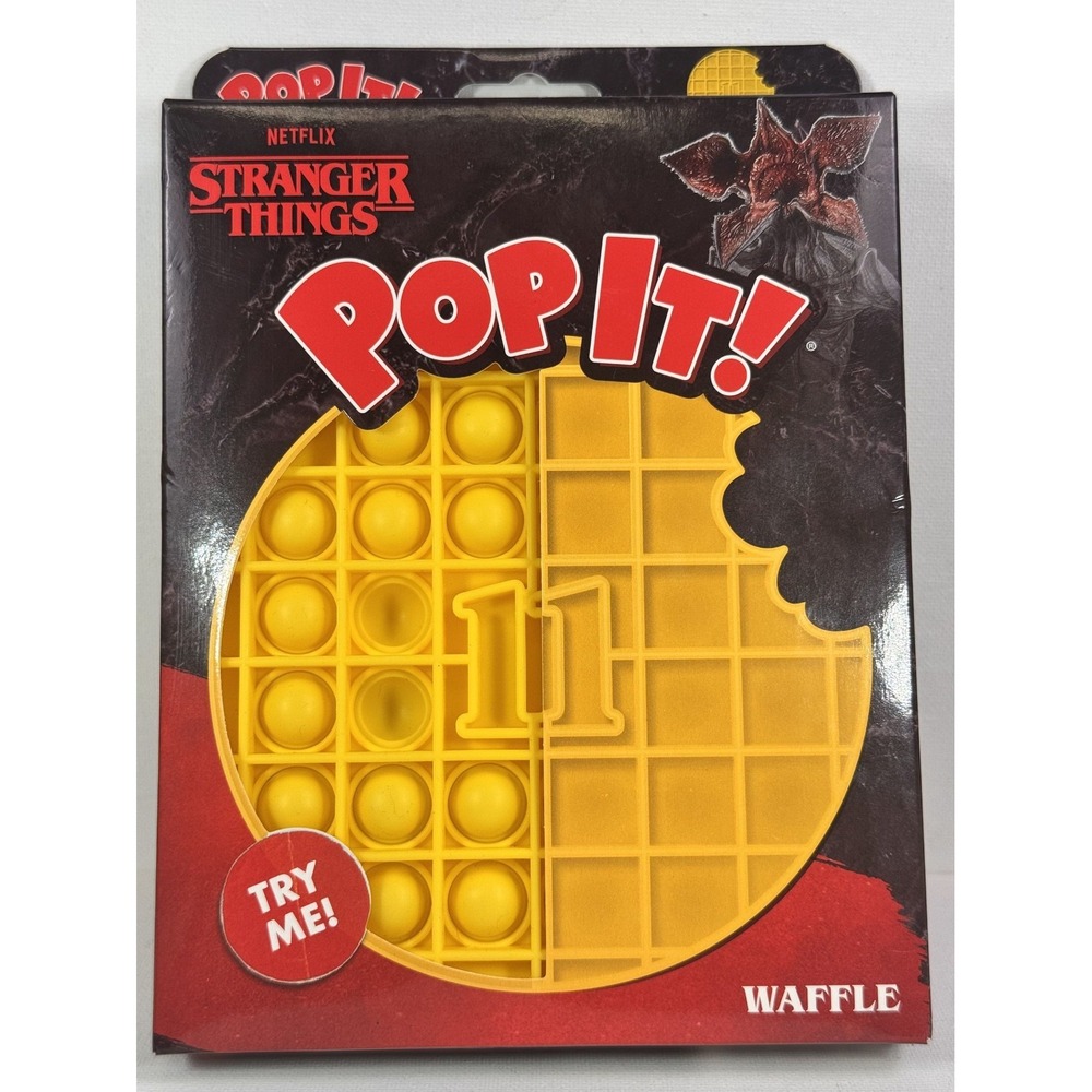 Stranger Things Pop‎ It Waffle Fidget Game Netflix Eleven Buffalo Games NIB